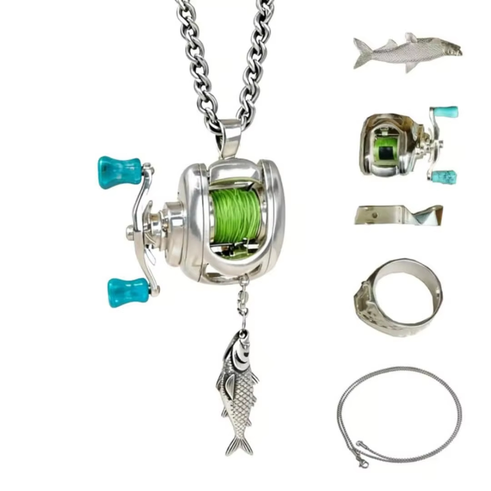 Fly Reel - Men Women Mini Fishing Reel Jewelry