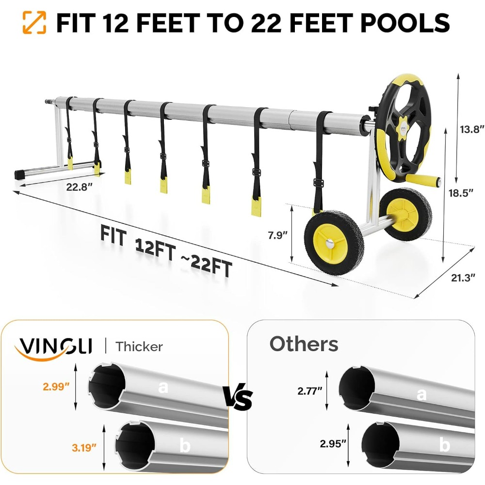 VINGLI 21FT Upgrade Aluminum S - Reel Cover 리뷰 및 가격
