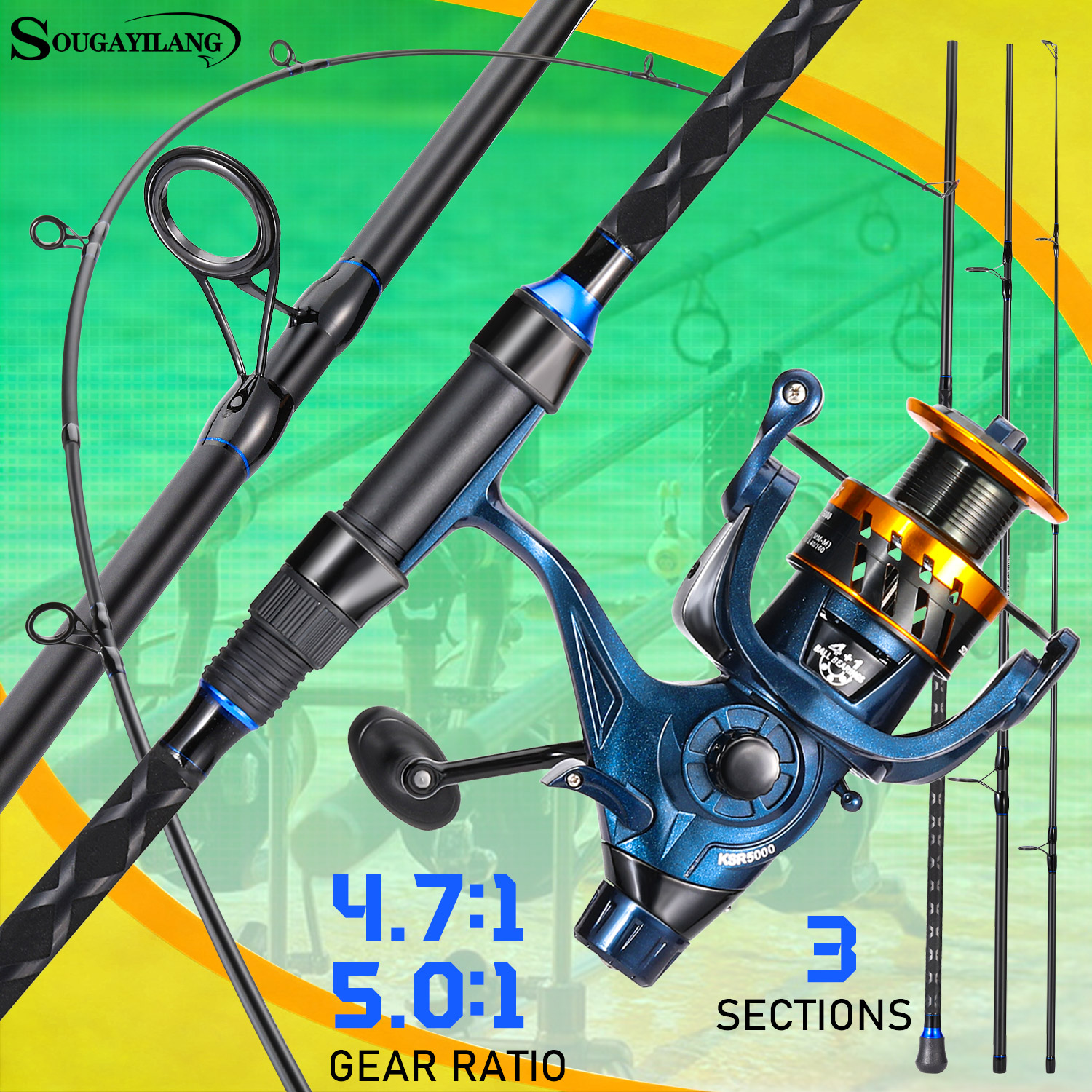 Sougayilang 3 Sections Surf Fi - Surf Reel 리뷰 및 가격