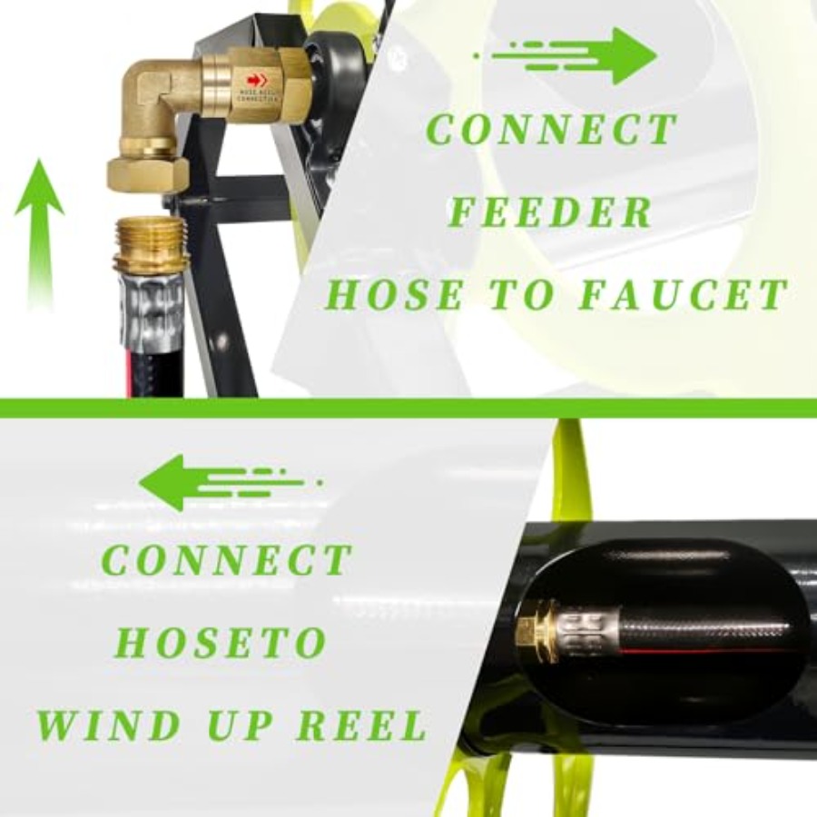 Heavy Duty Garden Hose Reel wi - Reel Handle 리뷰 및 가격