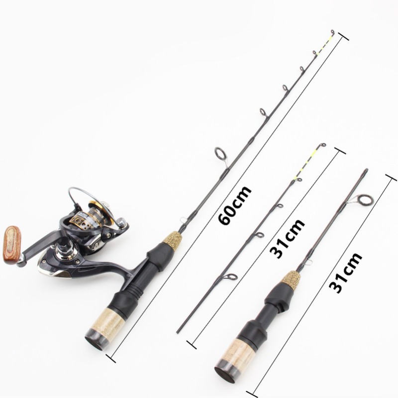 60cm 2 Tips Rod Reel Combos Wi - Ice Fishing Reel 리뷰 및 가격