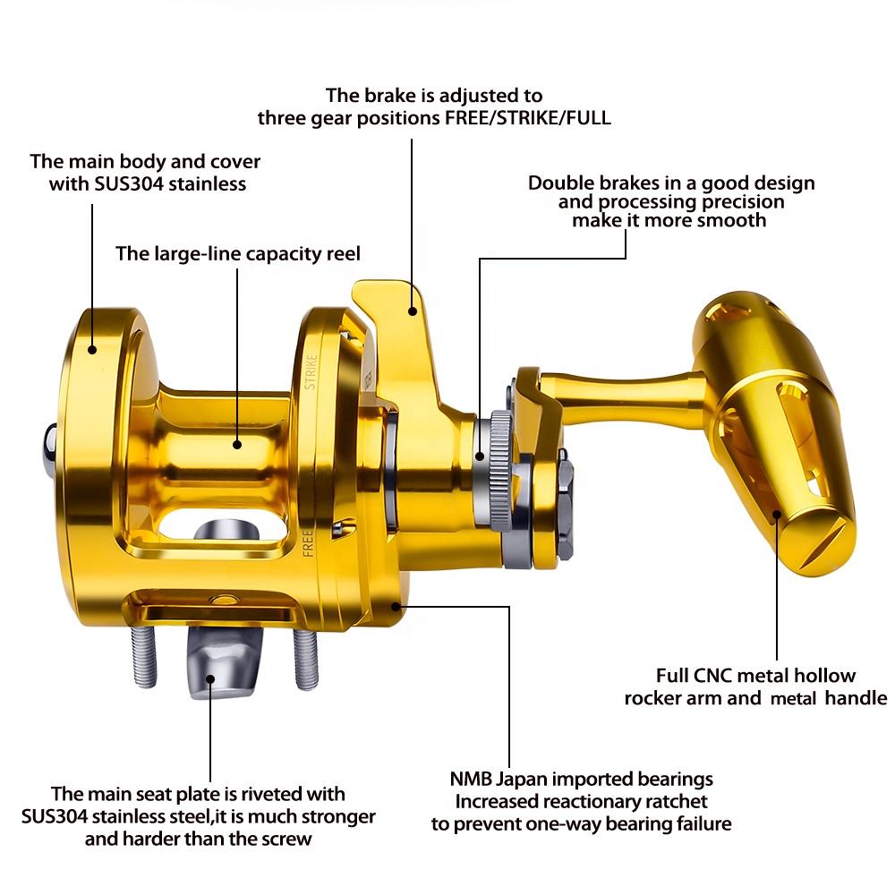 PRO BEROS Trolling Reel 5.7:1  - Reel Handle 리뷰 및 가격
