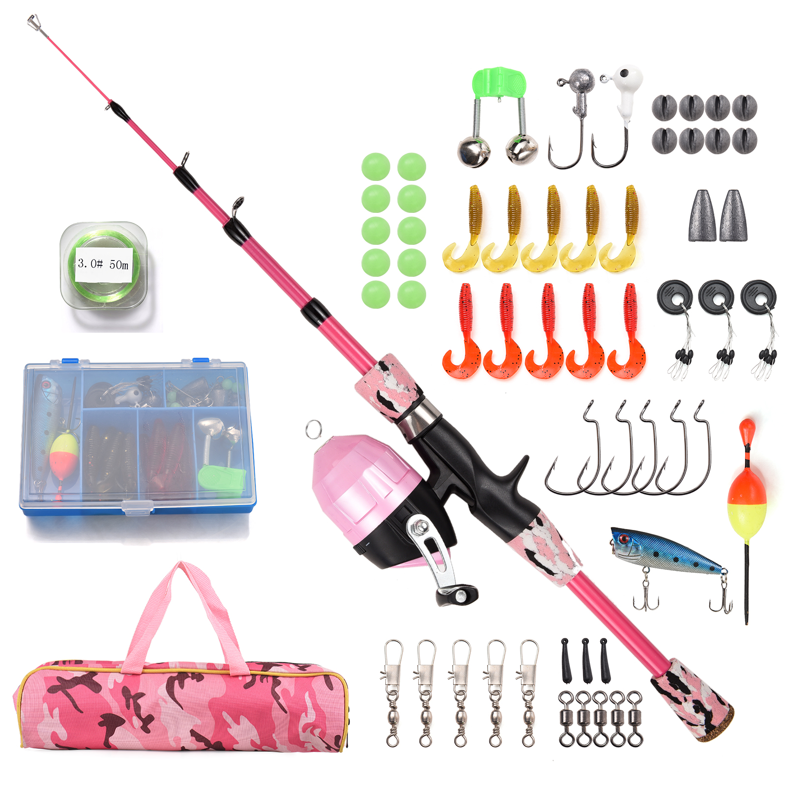 Kids Fishing Rod and Reel Comb - Spincast Reel 리뷰 및 가격