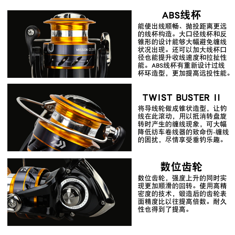 DAIWA Fishing Reel MISSION CS  - Reel Spare Spool 리뷰 및 가격