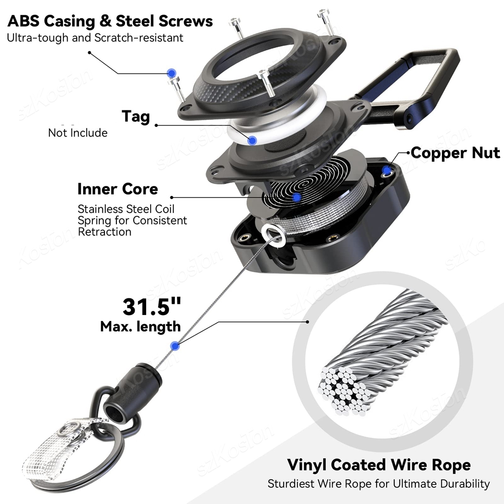Retractable Keychain for Apple - Reel Cover 리뷰 및 가격