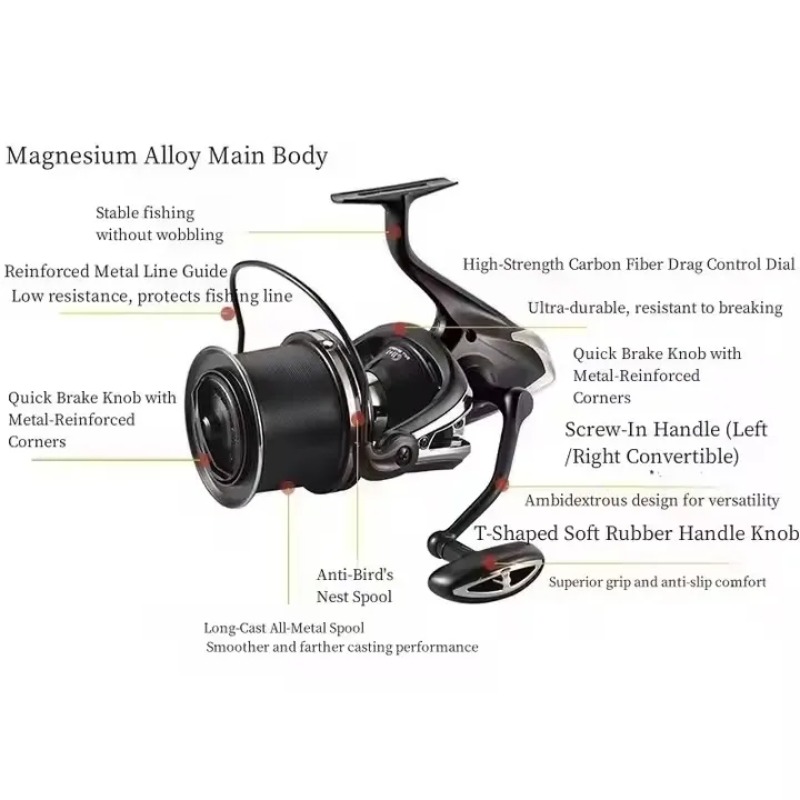 Fishing Reel Carp New  Body 12 - Reel Spare Spool 리뷰 및 가격
