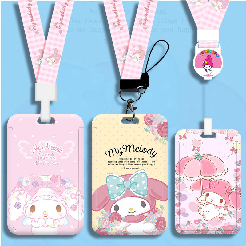 Melody  ID Badge Holder Lanyar - Reel Case 리뷰 및 가격