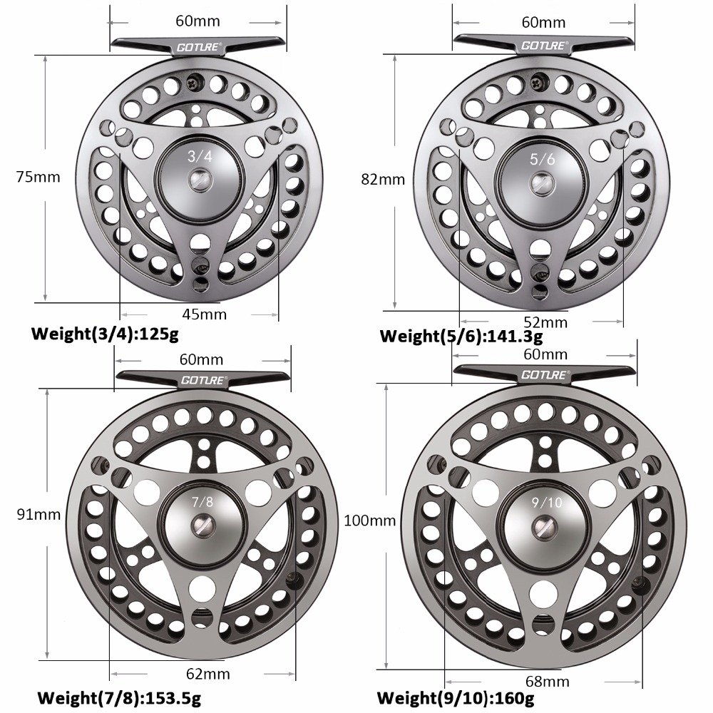 Goture Fly Fishing Reel 3/4 5/ - Reel Spare Spool 리뷰 및 가격