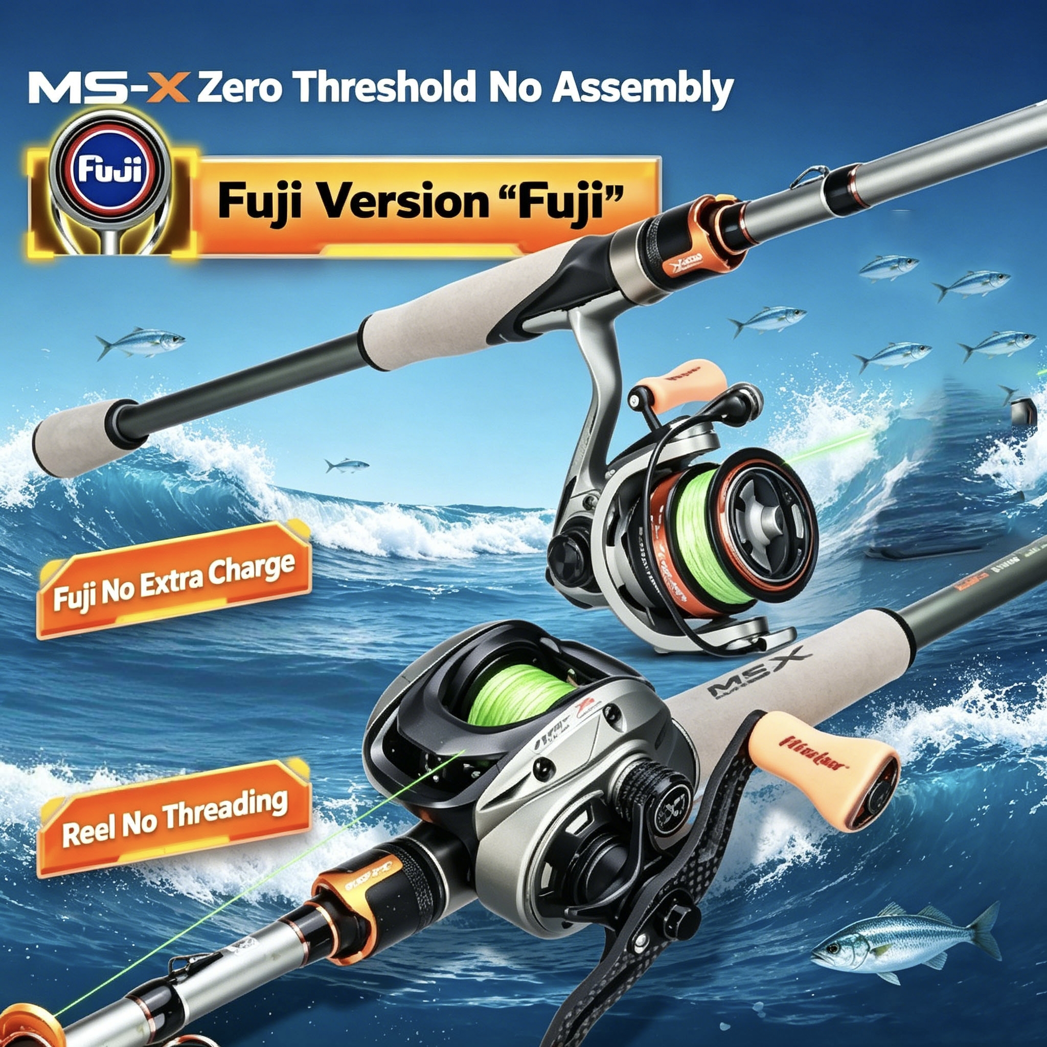 HASIDA 1.68m MS-X FUJI Version - Spincast Reel 리뷰 및 가격