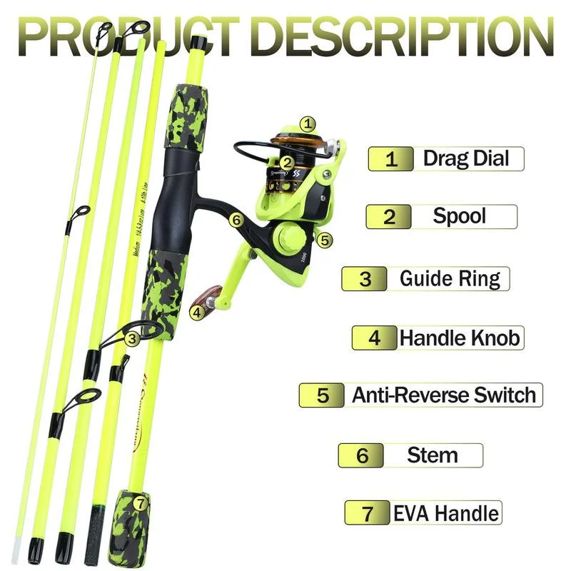 Sougayilang Portable 5 Section - Spincast Reel 리뷰 및 가격