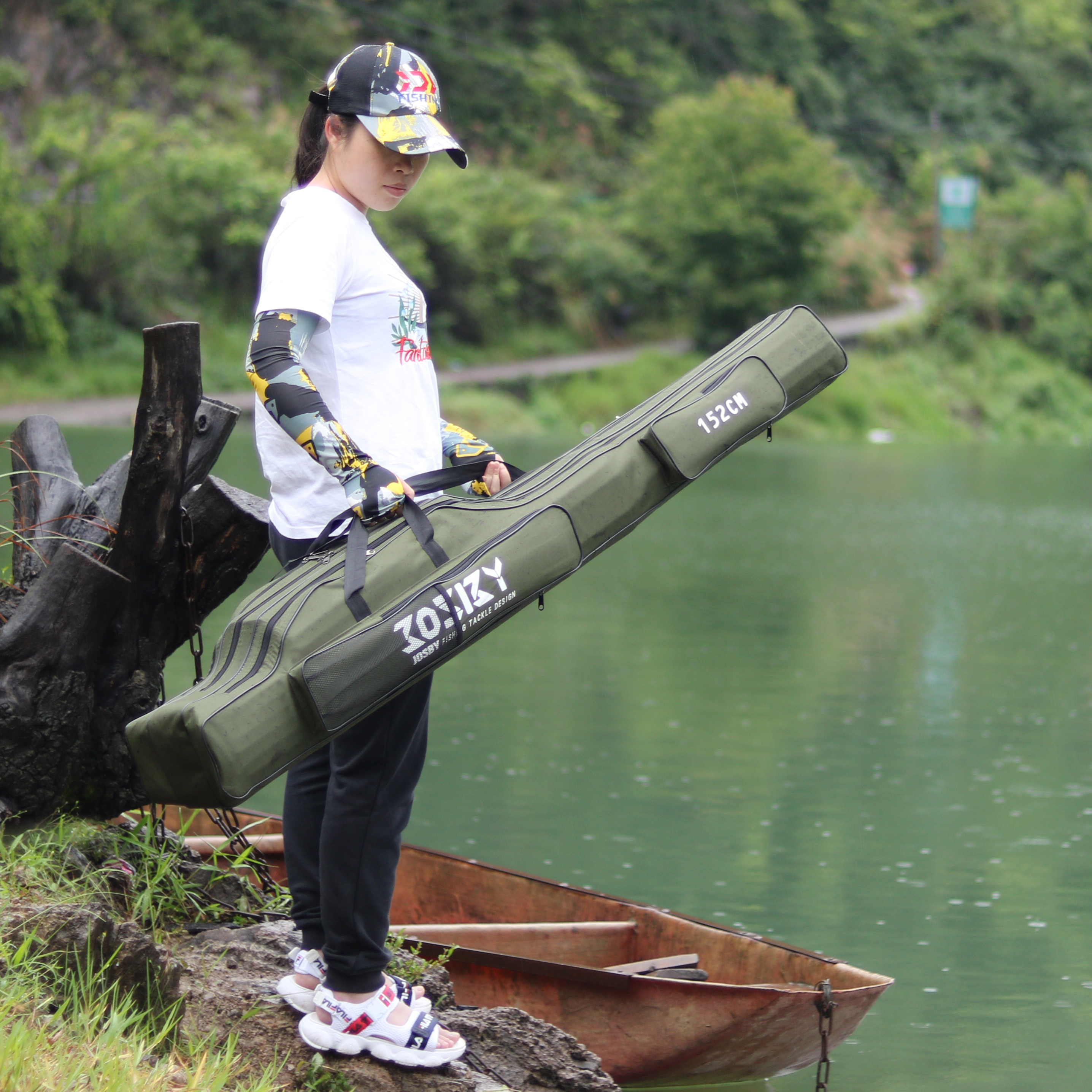 Portable Foldable Fishing Rod  - Reel Cover 리뷰 및 가격
